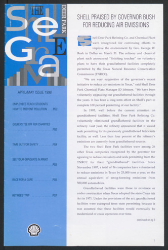 The Shellegram, April-May 1998