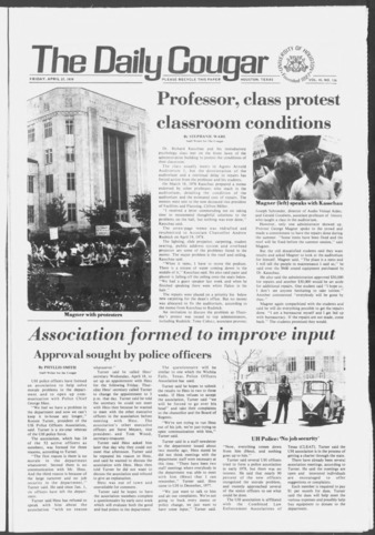 The Daily Cougar. Vol. 45, No. 136, April 27, 1979.