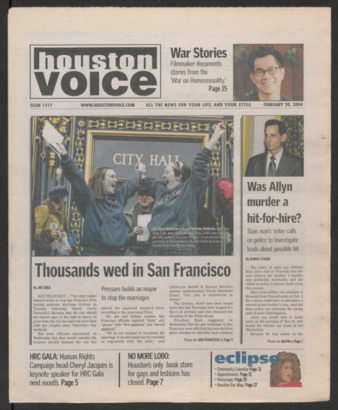 Houston Voice, No. 1217, February 20, 2004