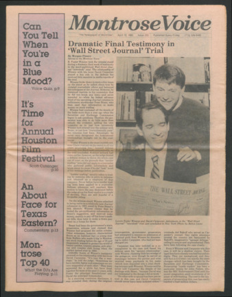 Montrose Voice, No. 233, April 12, 1985