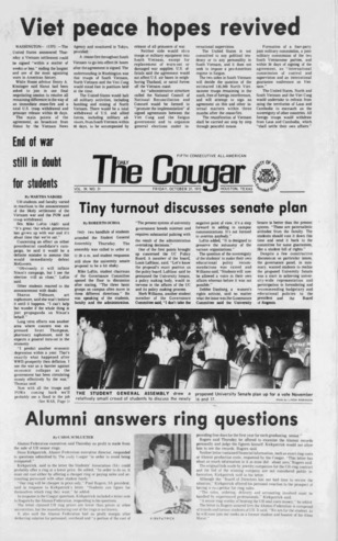 The Daily Cougar. Vol. 39, No. 31, October 27, 1972.