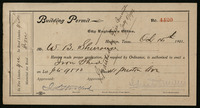 Building Permit, W. B. Sherrouse