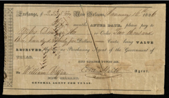 Certificate of payment for $2335