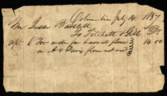 Bill from Fitchett & Gill to Jesse Bartlett