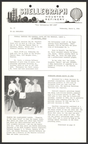 Shellegraph, No. 57, March 4, 1964 