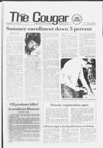 The Summer Cougar. Vol. 45, No. 146, July 25, 1979.