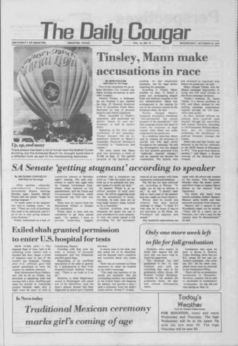The Daily Cougar. Vol. 46, No. 42, October 24, 1979.