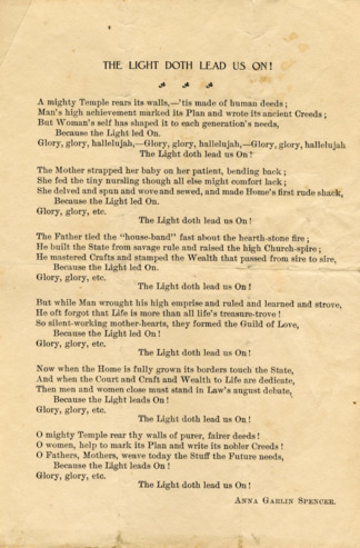 The Light Doth Lead Us On !