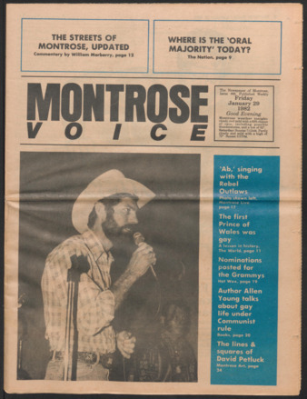 Montrose Voice, No. 66, January 29, 1982