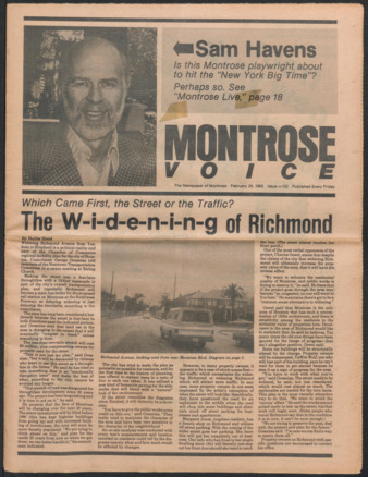 Montrose Voice, No. 122, February 25, 1983