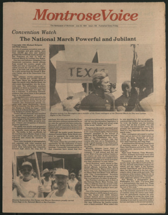 Montrose Voice, No. 195, July 20, 1984