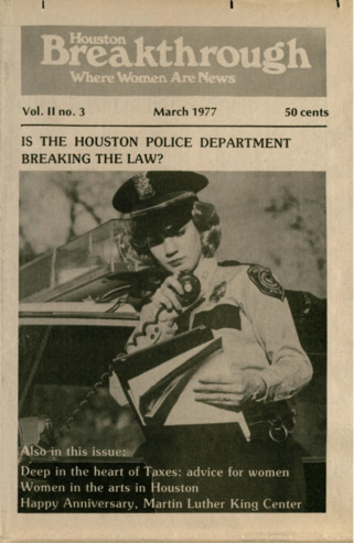Houston Breakthrough, Vol. 2, No. 3, March 1977