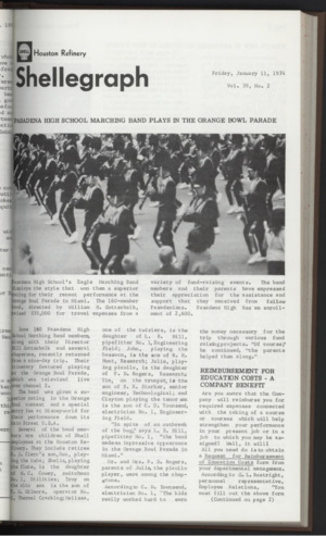 Shellegram, Vol. 39, No. 2, January 11, 1974