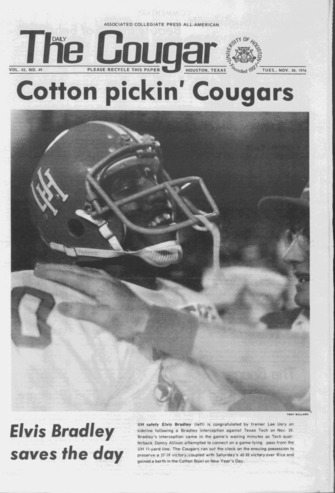 The Daily Cougar. Vol. [43], No. 49, November 30, 1976.