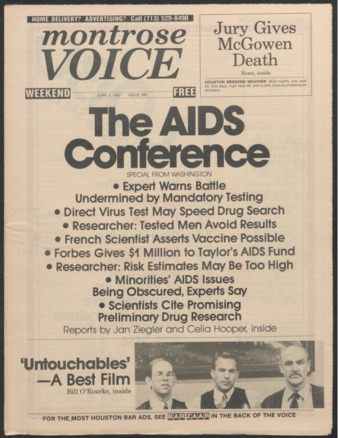 Montrose Voice, No. 345, June 5, 1987