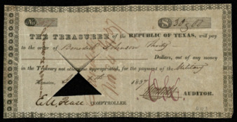 Pay certificate to Benedict Johnson