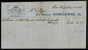 Receipt for purchase from Simon Wiess