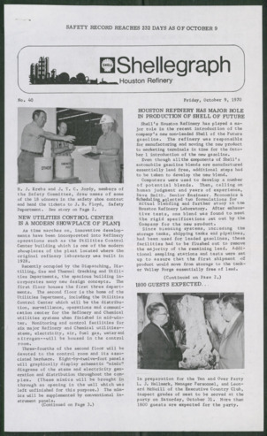 Shellegraph, No. 40, October 9, 1970