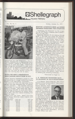 Shellegraph, Vol. 38, No. 2, January 12, 1973