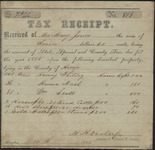 Tax receipt for Mary Jones