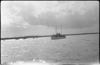 Boat on body of water