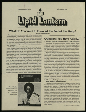 Lipid Lantern, No. 27, July-August 1982