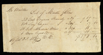 Bill from Martin & Clow Co. to Mr. Walker