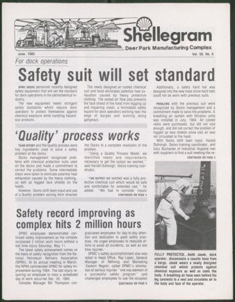 Shellegram, Vol. 50, No. 6, June 1985