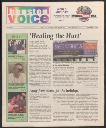 Houston Voice, No. 1050, December 8, 2000