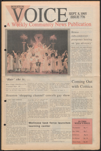 Houston Voice, No. 776, September 8, 1995