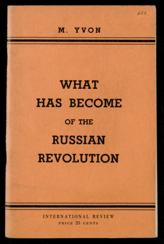 What has become of the Russian Revolution