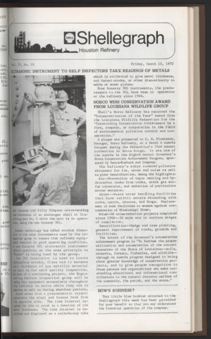Shellegraph, Vol. 37, No. 10, March 10, 1972