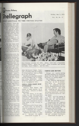 Shellegram, Vol. 39, No. 17, May 3, 1974
