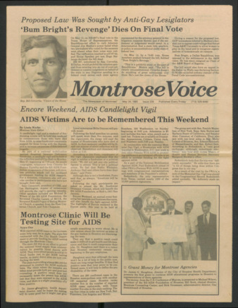 Montrose Voice, No. 239, May 24, 1985
