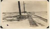 Wrecked tracks of the Interurban near Oyster