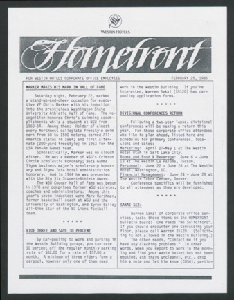 Homefront, February 25, 1986