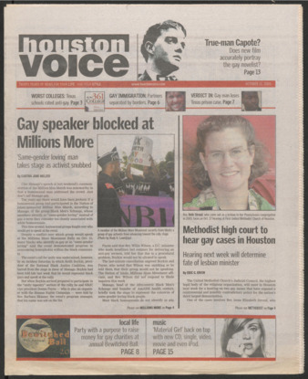 Houston Voice, October 21, 2005
