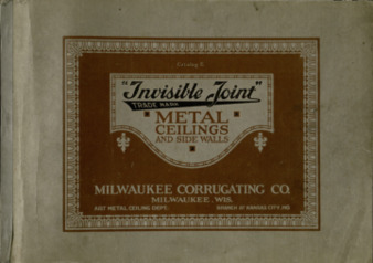 "Invisible joint" (trade mark) metal ceilings and side walls