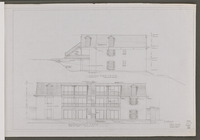 Job 66-10, Memorial Creole Apartments, Sheet 23: Elevations, buildings 17-20