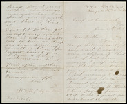 Letter from William Edgerton to Dorothy Edgerton, regarding food prices