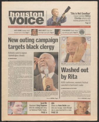 Houston Voice, September 30, 2005