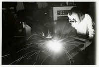 Welder at work