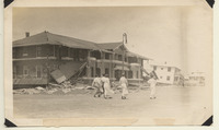 Large wrecked house on the east end