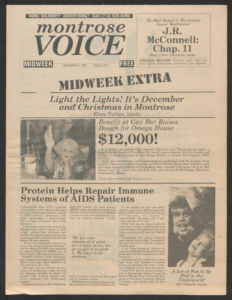 Montrose Voice, No. 319-A, December 2, 1986