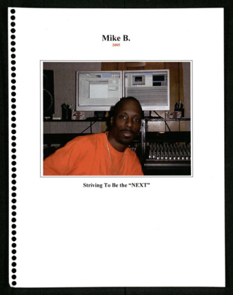 Mike B. promotional material