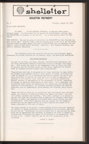 Shelletter, No. 2, August 23, 1962