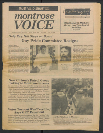 Montrose Voice, No. 289, May 9, 1986