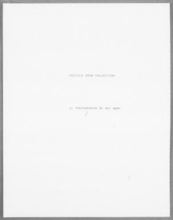 Cecille Crow Photographs of Artwork