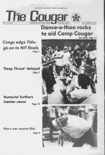 The Daily Cougar. Vol. [43], No. 90, March 18, 1977.