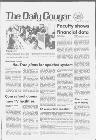 The Daily Cougar. Vol. 44, No. 97, March 30, 1978.